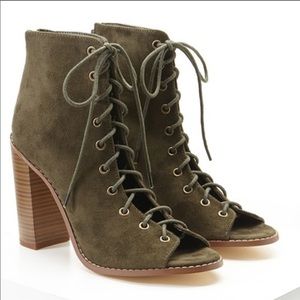 3 for $20 olive green suede heels